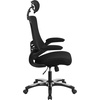 image:imageFlash Furniture Kelista HighBack Swivel Office Chair with Adjustable Lumbar Support and Seat Height Ergonomic Mesh Desk Chair BlackBlack