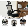 image:imageFlash Furniture Kelista HighBack Swivel Office Chair with Adjustable Lumbar Support and Seat Height Ergonomic Mesh Desk Chair BlackBlack