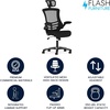 image:imageFlash Furniture Kelista HighBack Swivel Office Chair with Adjustable Lumbar Support and Seat Height Ergonomic Mesh Desk Chair BlackBlack