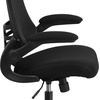 image:imageFlash Furniture Kelista HighBack Swivel Office Chair with Adjustable Lumbar Support and Seat Height Ergonomic Mesh Desk Chair BlackBlack