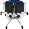 image:imageFlash Furniture Kelista MidBack Swivel Office Chair with Adjustable Seat Height Ergonomic Mesh Desk Chair with LeatherSoft Seat BlackBlue MeshWhite Frame