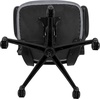image:imageFlash Furniture Kelista MidBack Swivel Office Chair with Adjustable Seat Height Ergonomic Mesh Desk Chair with LeatherSoft Seat BlackDark Gray Mesh