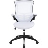image:imageFlash Furniture Kelista MidBack Swivel Office Chair with Adjustable Seat Height Ergonomic Mesh Desk Chair with LeatherSoft Seat BlackWhite Mesh
