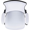 image:imageFlash Furniture Kelista MidBack Swivel Office Chair with Adjustable Seat Height Ergonomic Mesh Desk Chair with LeatherSoft Seat BlackWhite Mesh