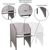 image:imageFlash Furniture Kevin Starter Student Study Carrel for Testing Centers and Classrooms Starter Study Carrel UnitPrivate Student Testing Desk GrayNebula Grey