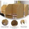 image:imageFlash Furniture Kevin Starter Student Study Carrel for Testing Centers and Classrooms Starter Study Carrel UnitPrivate Student Testing Desk GrayOak