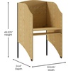 image:imageFlash Furniture Kevin Starter Student Study Carrel for Testing Centers and Classrooms Starter Study Carrel UnitPrivate Student Testing Desk GrayOak