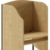 image:imageFlash Furniture Kevin Starter Student Study Carrel for Testing Centers and Classrooms Starter Study Carrel UnitPrivate Student Testing Desk GrayOak