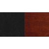 image:imageFlash Furniture Lacey Series Solid Back Walnut Wood Restaurant Barstool Pack of 1Black Vinyl SeatMahogany Wood Frame