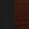 image:imageFlash Furniture Lacey Series Solid Back Walnut Wood Restaurant Barstool Pack of 1Black Vinyl SeatWalnut Wood Frame