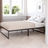image:imageFlash Furniture Lana 14 Inch Metal Platform Bed Frame  No Box Spring Needed with Steel Slat Support and Quick Lock Functionality TwinFull