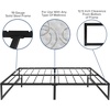 image:imageFlash Furniture Lana 14 Inch Metal Platform Bed Frame  No Box Spring Needed with Steel Slat Support and Quick Lock Functionality TwinFull