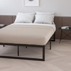 image:imageFlash Furniture Lana 14 Inch Metal Platform Bed Frame  No Box Spring Needed with Steel Slat Support and Quick Lock Functionality TwinFull