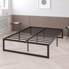 image:imageFlash Furniture Lana 14 Inch Metal Platform Bed Frame  No Box Spring Needed with Steel Slat Support and Quick Lock Functionality TwinFull