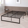 image:imageFlash Furniture Lana 14 Inch Metal Platform Bed Frame  No Box Spring Needed with Steel Slat Support and Quick Lock Functionality TwinKing