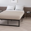 image:imageFlash Furniture Lana 14 Inch Metal Platform Bed Frame  No Box Spring Needed with Steel Slat Support and Quick Lock Functionality TwinKing