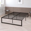 image:imageFlash Furniture Lana 14 Inch Metal Platform Bed Frame  No Box Spring Needed with Steel Slat Support and Quick Lock Functionality TwinQueen