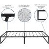 image:imageFlash Furniture Lana 14 Inch Metal Platform Bed Frame  No Box Spring Needed with Steel Slat Support and Quick Lock Functionality TwinTwin