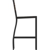 image:imageFlash Furniture Lark Commercial Grade Bar Height Stool AllWeather Outdoor Bar Stool with Faux Wood Poly Resin Slats and Aluminum Frame TeakTeak
