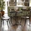 image:imageFlash Furniture Lars Black 24 Round Wood Cocktail Table with 30 and 42 ColumnsBlack