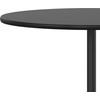 image:imageFlash Furniture Lars Black 24 Round Wood Cocktail Table with 30 and 42 ColumnsBlack