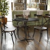 image:imageFlash Furniture Lars Black 24 Round Wood Cocktail Table with 30 and 42 ColumnsBlack