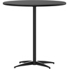 image:imageFlash Furniture Lars Black 24 Round Wood Cocktail Table with 30 and 42 ColumnsBlack