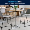 image:imageFlash Furniture Lars Black 24 Round Wood Cocktail Table with 30 and 42 ColumnsNatural
