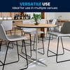 image:imageFlash Furniture Lars Black 24 Round Wood Cocktail Table with 30 and 42 ColumnsNatural