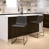 image:imageFlash Furniture LeatherSoft Counter Height Stools Gray 2Pieces 2ETER1834524GY