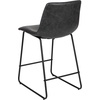 image:imageFlash Furniture LeatherSoft Counter Height Stools Gray 2Pieces 2ETER1834524GY