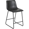 image:imageFlash Furniture LeatherSoft Counter Height Stools Gray 2Pieces 2ETER1834524GY
