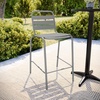 image:imageFlash Furniture Lila Commercial Black IndoorOutdoor Restaurant Stack Stool with Triple Slat BackBlackSilver