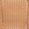 image:imageFlash Furniture Lila Modern Rattan IndoorOutdoor Stackable Dining Chairs Stacking Rattan Bistro Chairs for Patio or Restaurant Set of 4 BrownBeige