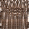 image:imageFlash Furniture Lila Modern Rattan IndoorOutdoor Stackable Dining Chairs Stacking Rattan Bistro Chairs for Patio or Restaurant Set of 4 BrownDark Brown