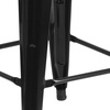 image:imageFlash Furniture Lily 24 High Backless Orange Metal Counter Height Stool with Square Wood Seat Pack of 1Black
