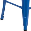 image:imageFlash Furniture Lily 24 High Backless Orange Metal Counter Height Stool with Square Wood Seat Pack of 1Blue