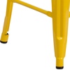 image:imageFlash Furniture Lily 24 High Backless Orange Metal Counter Height Stool with Square Wood Seat Pack of 1Yellow