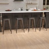 image:imageFlash Furniture Lily 30 High Metal Indoor Bar Stool in Teal  Stackable Set of 4Gun Metal