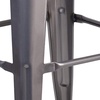 image:imageFlash Furniture Lincoln 30 High Backless Clear Coated Metal Barstool with Square Wood Seat4