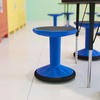 image:imageFlash Furniture Lucas Fixed Height Active Wobble Stool 14 Inch Seat Height Classroom Flexible Seating Elementary Wobble Chair for Kids Wiggle Seat for Sensory Kids BlueBlue