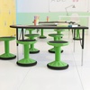 image:imageFlash Furniture Lucas Fixed Height Active Wobble Stool 14 Inch Seat Height Classroom Flexible Seating Elementary Wobble Chair for Kids Wiggle Seat for Sensory Kids BlueGreen