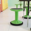 image:imageFlash Furniture Lucas Fixed Height Active Wobble Stool 14 Inch Seat Height Classroom Flexible Seating Elementary Wobble Chair for Kids Wiggle Seat for Sensory Kids BlueGreen