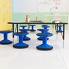 image:imageFlash Furniture Lucas Fixed Height Active Wobble Stool 14 Inch Seat Height Classroom Flexible Seating Elementary Wobble Chair for Kids Wiggle Seat for Sensory Kids BlueBlue
