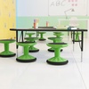 image:imageFlash Furniture Lucas Fixed Height Active Wobble Stool 14 Inch Seat Height Classroom Flexible Seating Elementary Wobble Chair for Kids Wiggle Seat for Sensory Kids BlueGreen