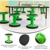 image:imageFlash Furniture Lucas Fixed Height Active Wobble Stool 14 Inch Seat Height Classroom Flexible Seating Elementary Wobble Chair for Kids Wiggle Seat for Sensory Kids BlueGreen