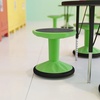 image:imageFlash Furniture Lucas Fixed Height Active Wobble Stool 14 Inch Seat Height Classroom Flexible Seating Elementary Wobble Chair for Kids Wiggle Seat for Sensory Kids BlueGreen