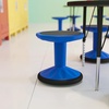 image:imageFlash Furniture Lucas Fixed Height Active Wobble Stool 14 Inch Seat Height Classroom Flexible Seating Elementary Wobble Chair for Kids Wiggle Seat for Sensory Kids BlueBlue
