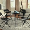 image:imageFlash Furniture Madison 5Piece Folding Card Table and Chairs Set Portable Event Table and Chairs Set BlackBlack