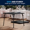 image:imageFlash Furniture Madison 5Piece Folding Card Table and Chairs Set Portable Event Table and Chairs Set BlackBlack